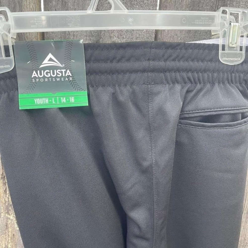 Black Pull up baseball pants by‎ Augusta Sports for Sale Youth Small